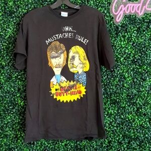 MINT Beavis and Butthead Junk Food T shirt Medium Unisex